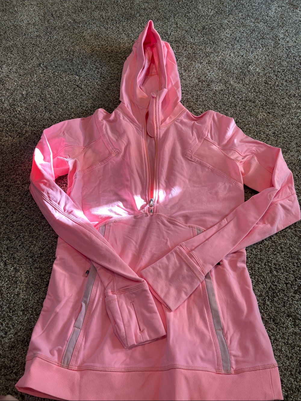 Women's Pink Hooded Zip-Front Jacket by lululemon